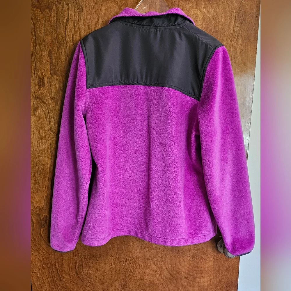 Fila Sport Purple Fleece Zip Up Jacket- Size S - Picture 2 of 8
